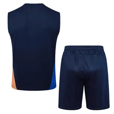 25-26 Marseille Navy Training Kits Football Vest Suits Cheap Football Jersey Wholesale Yupoo