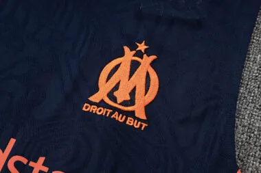 25-26 Marseille Navy Training Kits Football Vest Suits Cheap Football Jersey Wholesale Yupoo