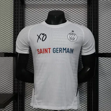 25-26 Players PSG White Special Edition Kit Cheap Soccer Jerseys Wholesale Yupoo