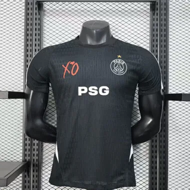 25-26 Players PSG Black Special Edition Kit Cheap Soccer Jerseys Wholesale Yupoo