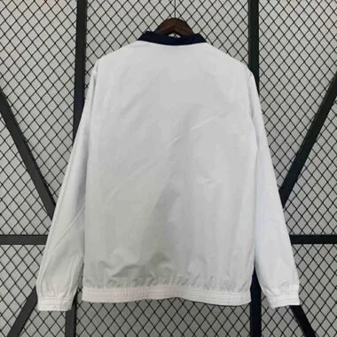 23-24 PSG Reversible Windbreaker White&Navy Double-Sides Jacket