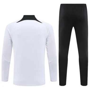 23-24 PSG Long Sleeve Kits White Zipper Training Suits