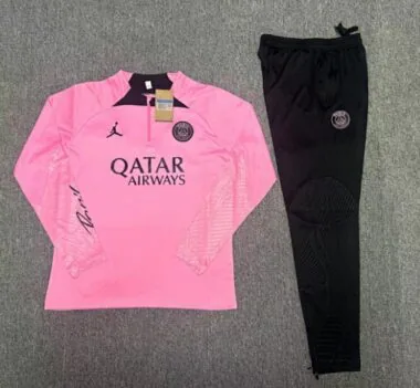 23-24 PSG Training Suits Long Sleeve Pink Kits