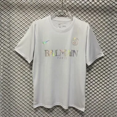 23-24 PSG White Balmain Shirt Special Edtion Kit