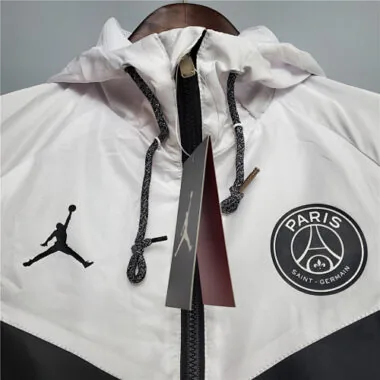 20-21 PSG blackwhite classic style windbreaker