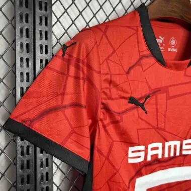 24-25 Rennais Home Kit Football Uniform