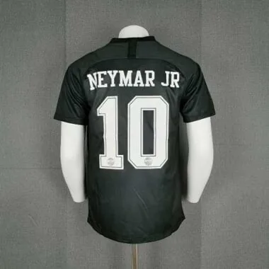 19-20 PSG Retro Black Kit Vintage Uniform