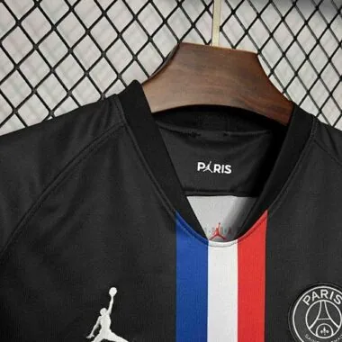 19-20 PSG Retro Black Kit Vintage Uniform