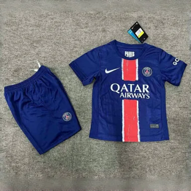 24-25 PSG Home Kid Kits Youth Apparels