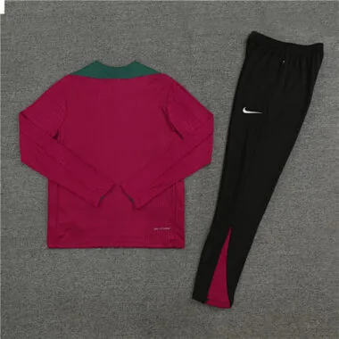 24-25 PSG Long Sleeve Tracksuit Red Training Suits
