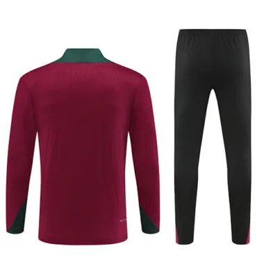 24-25 PSG Long Sleeve Tracksuit Red Training Suits