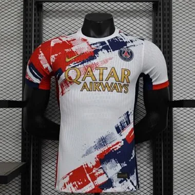 24-25 PSG Away Kit White Player Version Shirt