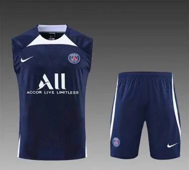 22-23 PSG vest training suit kit dark blue