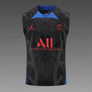 22-23 PSG vest training suit kit Black