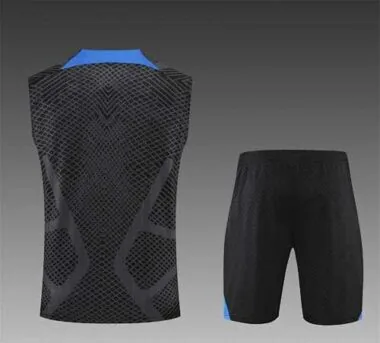 22-23 PSG vest training suit kit Black