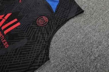 22-23 PSG vest training suit kit Black
