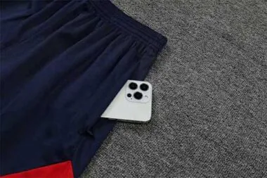 22-23 PSG vest training kit kit dark blue and red stripe