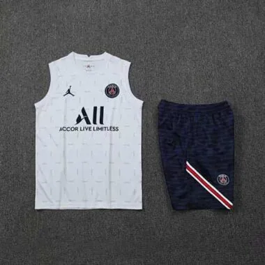 2022/23 PSG Tank Top Training Kit White