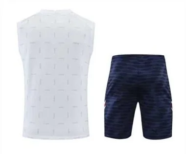 2022/23 PSG Tank Top Training Kit White