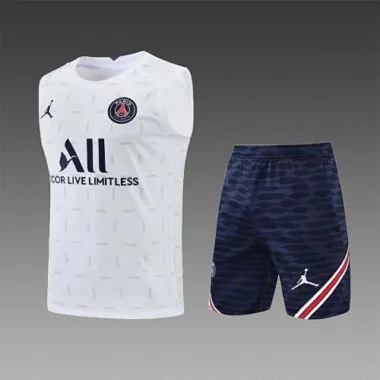 2022/23 PSG Tank Top Training Kit White