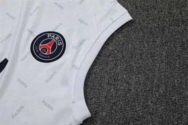 2022/23 PSG Tank Top Training Kit White