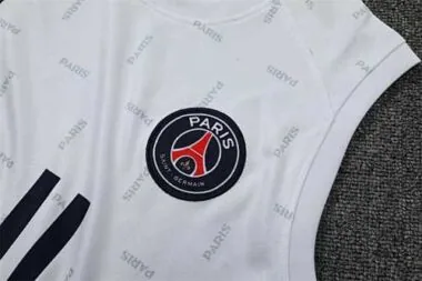 2022/23 PSG Tank Top Training Kit White