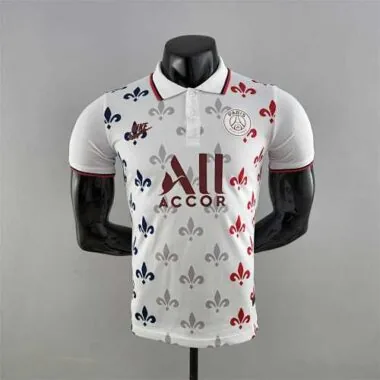 22-23 PSG, versión de marca compartida, polo blanco
