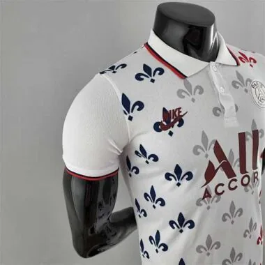 22-23 PSG Co-branded version white POLO