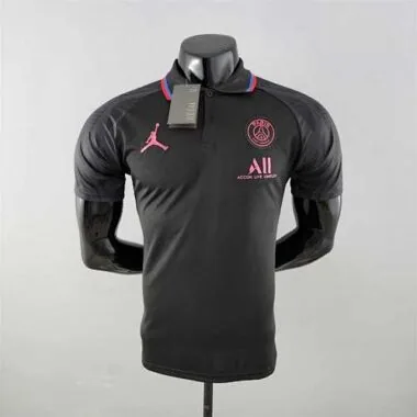 22-23 POLO PSG zwart S-XXL