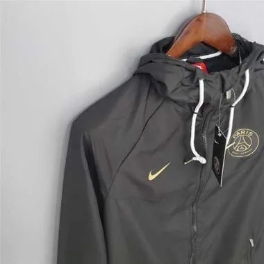 21-22 PSG Black Windbreaker