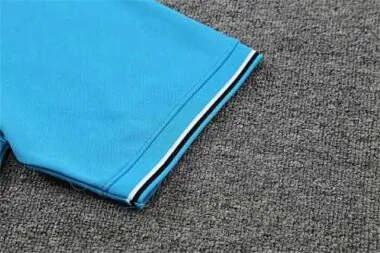 Polo Marseille sky blue stripes