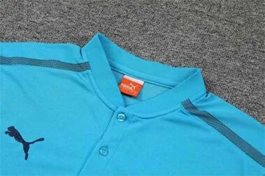 Polo Marseille lake blue