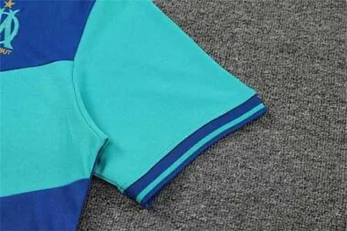 Polo Marseille color blue and green team logo