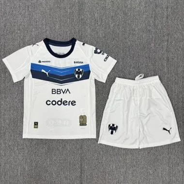 25-26 Kids Monterrey Away Kit Cheap Football Jersey Wholesale Yupoo