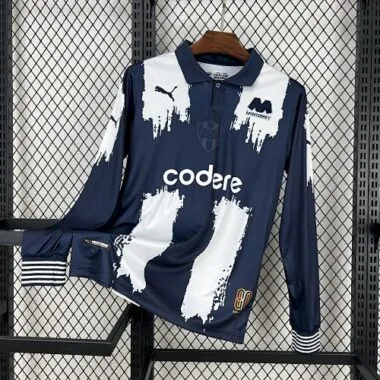 2025 Monterrey Club World Cup Home Kit Long Sleeve S-4XL Cheap Football Jersey Wholesale Yupoo
