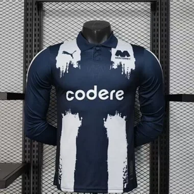 2025 Players Monterrey Club World Cup Home Kit Long Sleeve Cheap Football Jersey Wholesale Yupoo