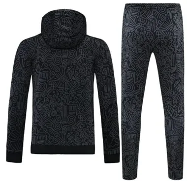 25-26 Club America Black Hoodies Long Jacket Suits Cheap Football Jersey Wholesale Yupoo