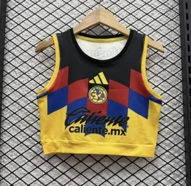 25-26 Club America Women#039;s Vest Home Kit S-XL Cheap Football Jersey Wholesale Yupoo