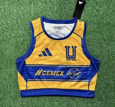 25-26 Tigres UANL Women#039;s Vest Home Kit S-XL Cheap Football Jersey Wholesale Yupoo