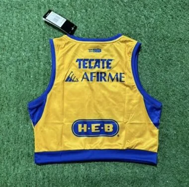 25-26 Tigres UANL Dames #039;s vest Thuisuitrusting S-XL Goedkoop voetbalshirt Groothandel Yupoo
