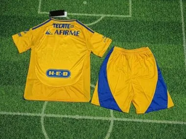 24-25 Tigres Home Kids Soccer Jerseys Yupoo