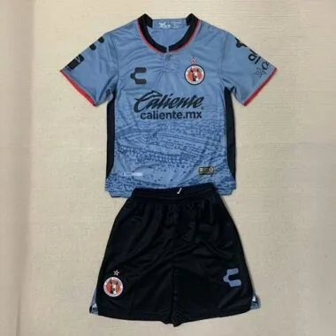 23-24 Tijuana Away Kids Kits Xolos Children Sets