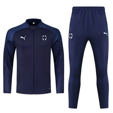 23-24 Rayados Monterrey Navy Jacket Suits Long Sleeve Kits