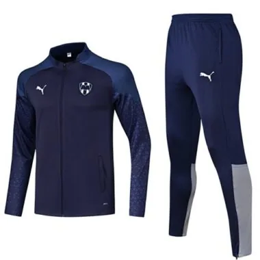 23-24 Rayados Monterrey Navy Jacket Suits Long Sleeve Kits