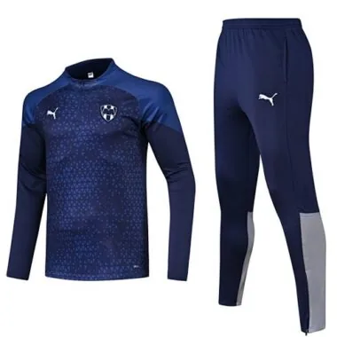 23-24 Rayados Monterrey Long Sleeve Navy Training Suits