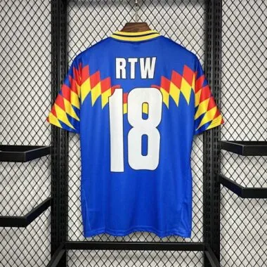 95-96 Club America RTW Blue Retro Kit Vintage Shirt