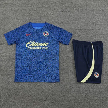 24-25 Club America Training Suits Cyan-Blue Kits