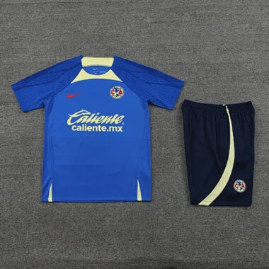 24-25 Club America Training Suits Blue Kit