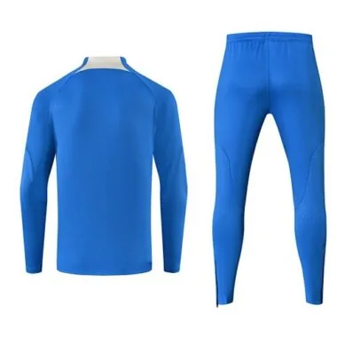 23-24 Club America Long Sleeve Blue Kits Training Suit