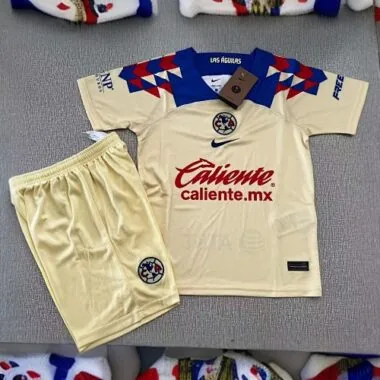 23-24 Club América Home Kids Kits Children Suits